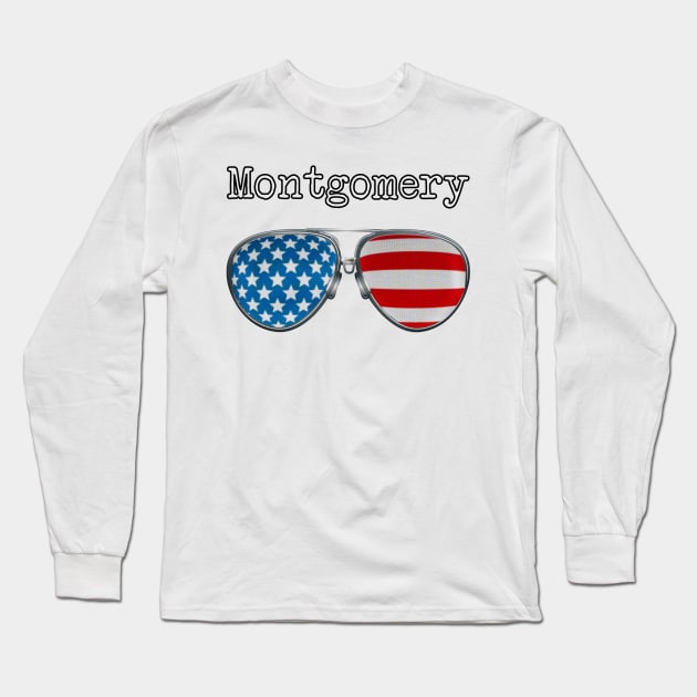 AMERICA PILOT GLASSES MONTGOMERY Long Sleeve T-Shirt by SAMELVES